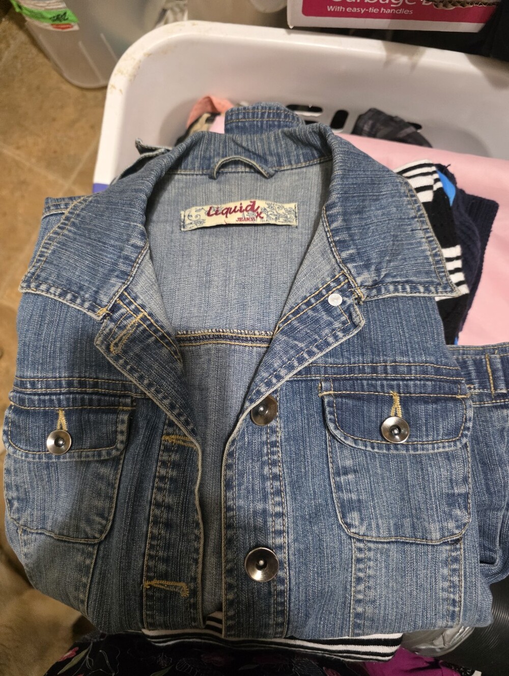 Liquid Jeans Classic Blue Denim Jacket
